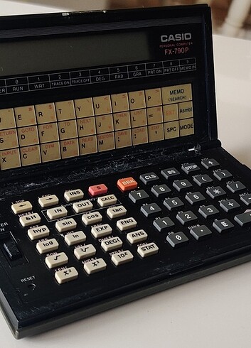 Vintage Casio FX-790P Kişisel Bilgisayar Hesap Makinesi [Parça v