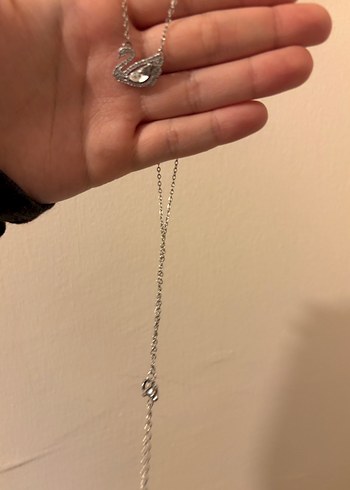 Swarovski Kuğ Kolye - Görsel 2