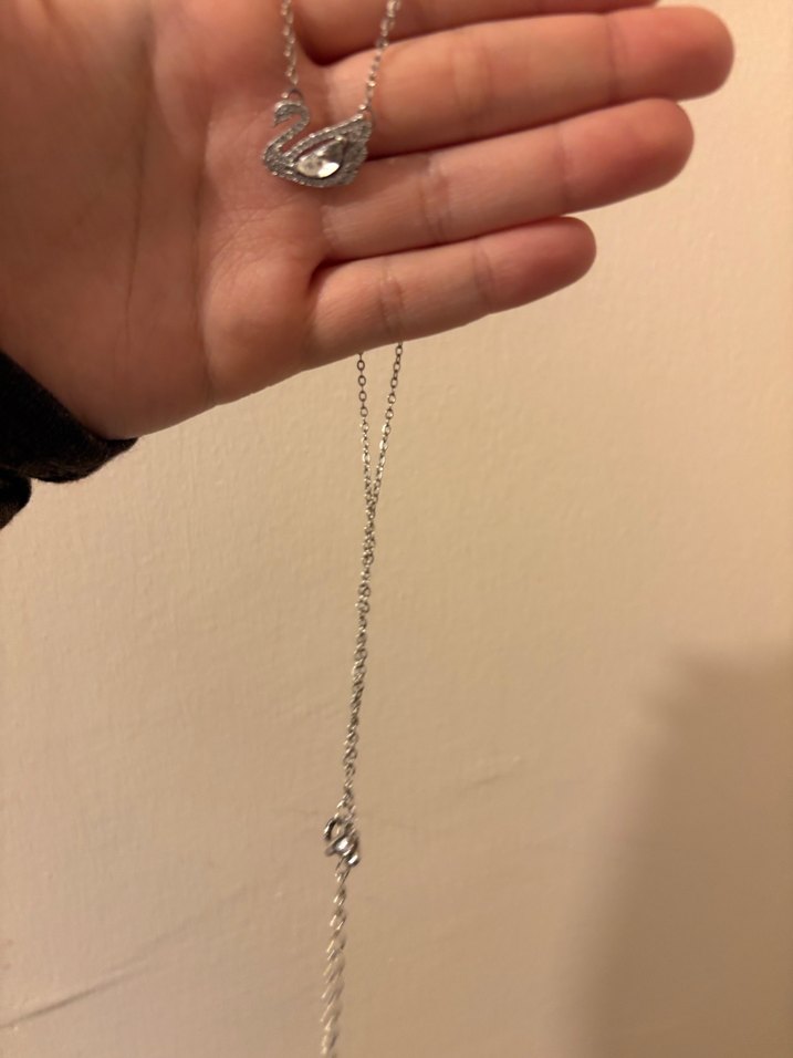 Swarovski Kuğ Kolye - Görsel 2