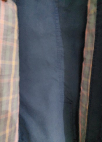 Düğmeli Mavi Denim Trençkot - Görsel 11