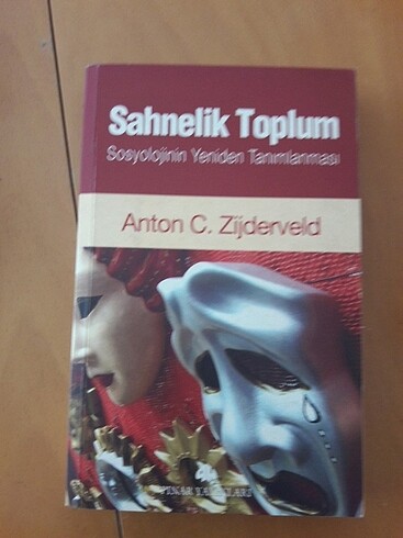 Sahnelik toplum Anton C. Zijderveld 2007 baskı