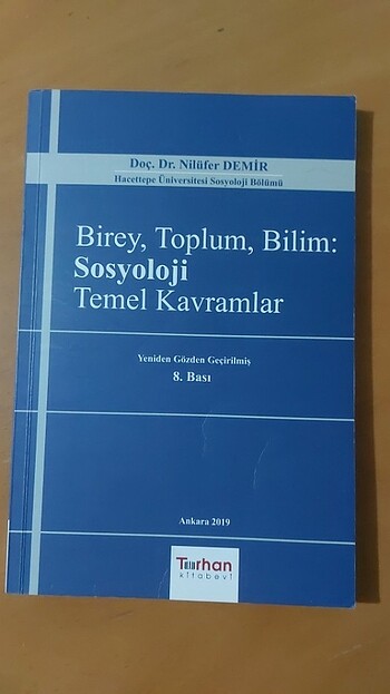 Birey Yoplum bilim Sosyoloji Temel Kavramlar. Nilüfer Demir