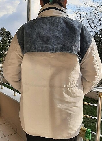 İPEKYOL BEYAZ KOT DETAYLI 34 BEDEN KABAN - Görsel 15