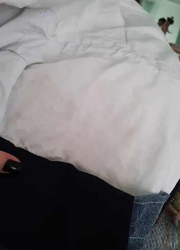 İPEKYOL BEYAZ KOT DETAYLI 34 BEDEN KABAN - Görsel 18