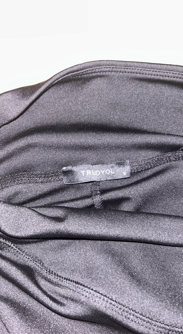 Siyah Mini  Spor Şortu - Görsel 4