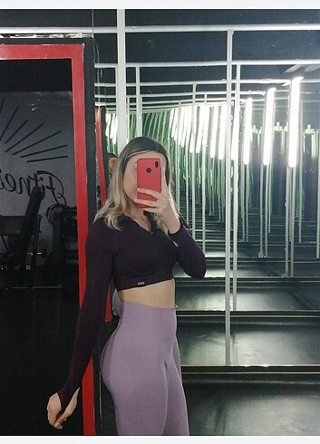 s Beden bordo Renk Spor üst
