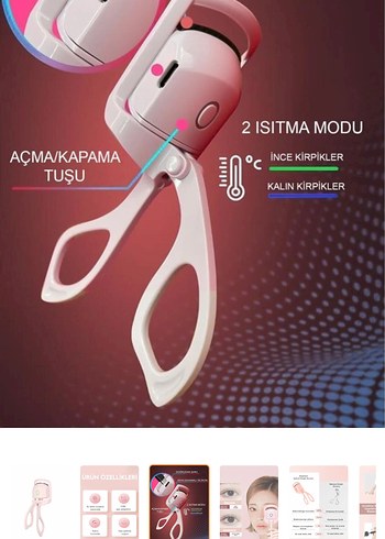 Elektrikli Kirpik Kıvırıcı - Görsel 4