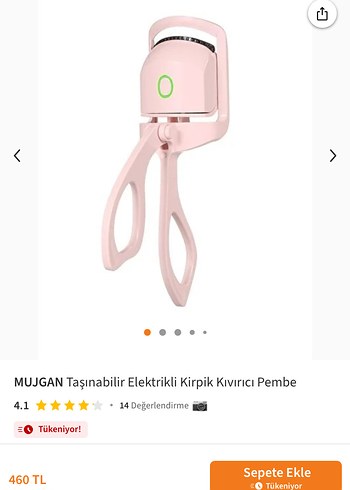 Elektrikli Kirpik Kıvırıcı - Görsel 2