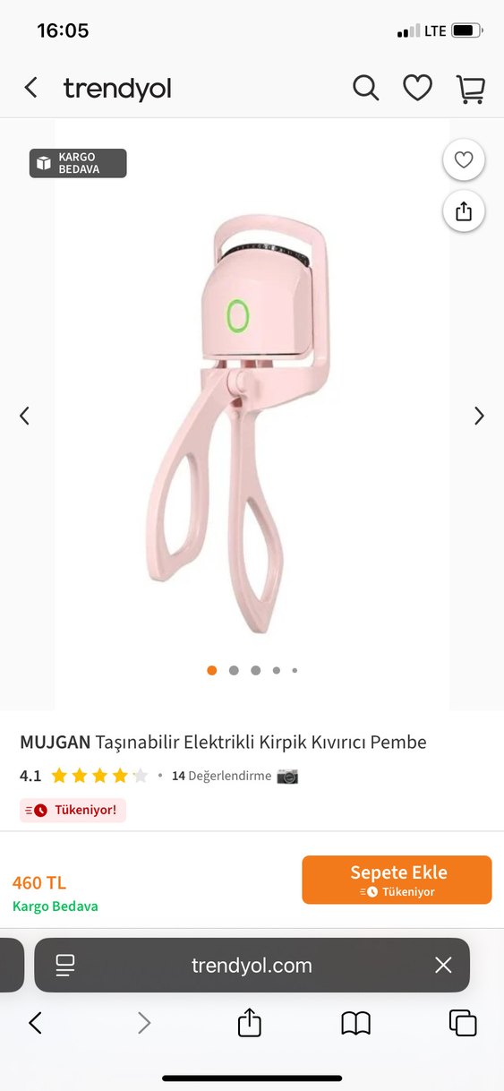 Elektrikli Kirpik Kıvırıcı - Görsel 2