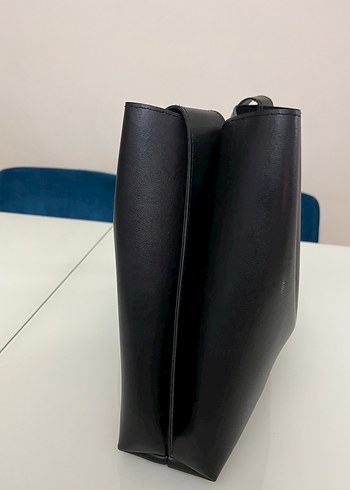 Siyah Deri Kadın Çanta - Görsel 2