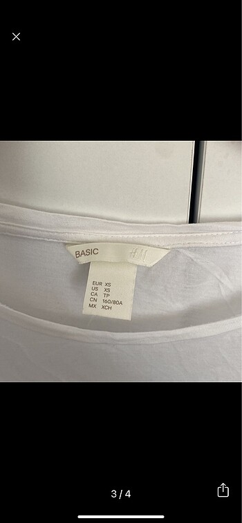 xs Beden H&m viskoz tshirt