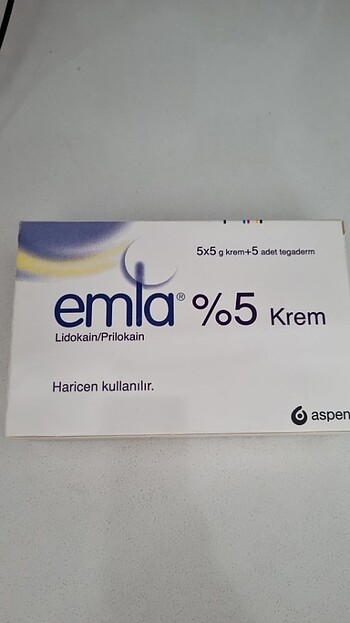 Emla Lidokain/Prilokain Anestezi Kremi