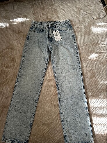 38 Beden mavi Renk Zara jean