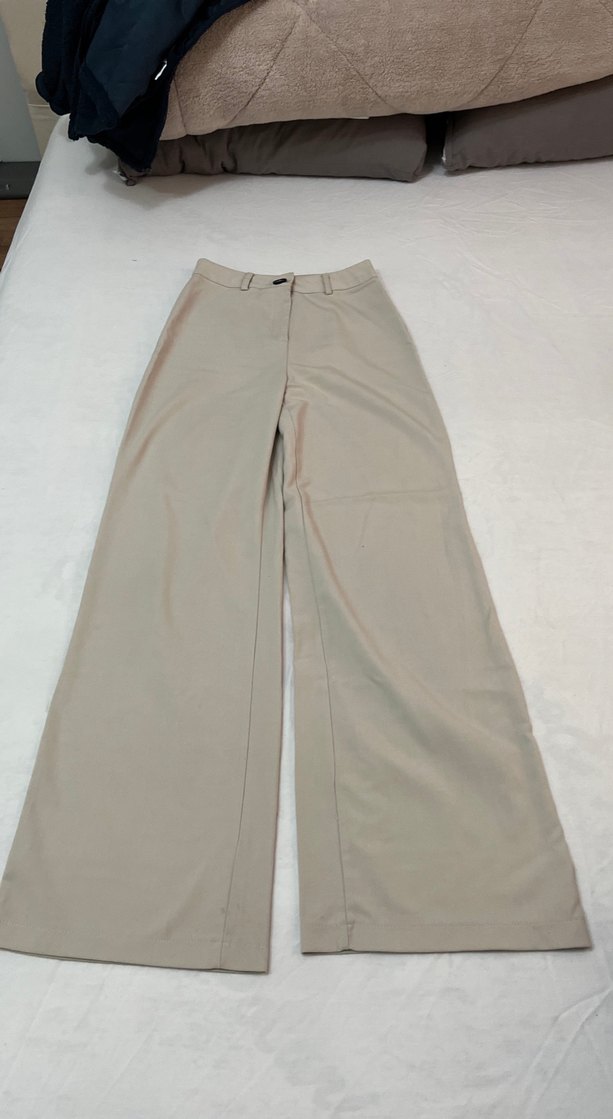 Bej Kadın Kumaş Pantolon - Görsel 3