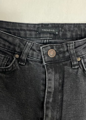 Trendyolmilla kot siyah pantolon 36 beden pantolon - Görsel 5