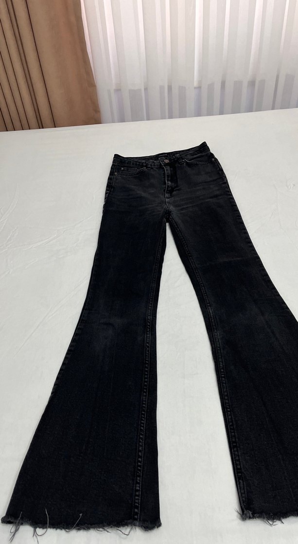 Trendyolmilla kot siyah pantolon 36 beden pantolon - Görsel 3