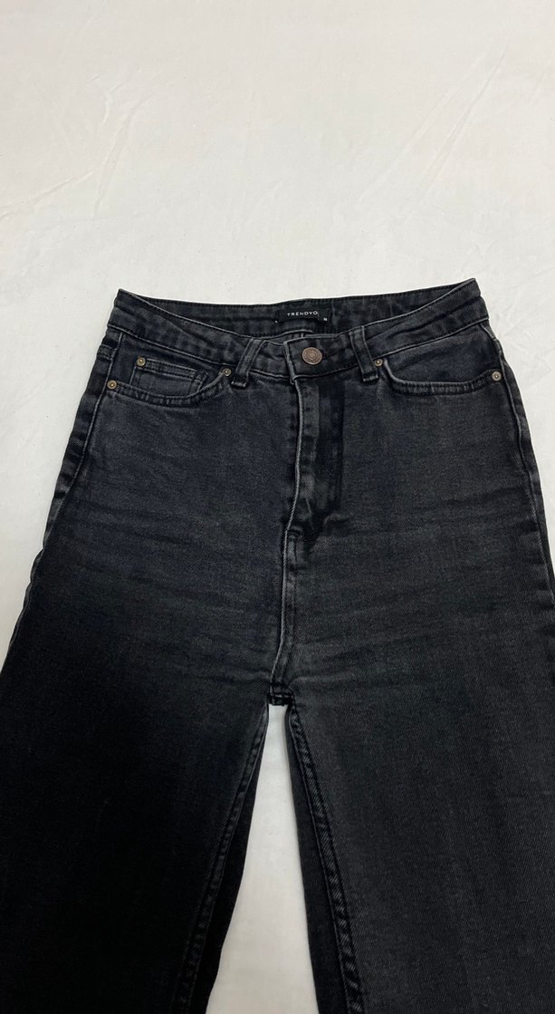 Trendyolmilla kot siyah pantolon 36 beden pantolon - Görsel 4