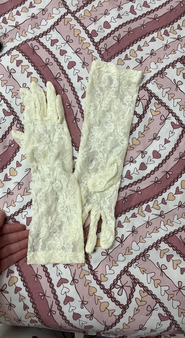 Dantel Detaylı Bohem Kadın Eldiveni - Görsel 2