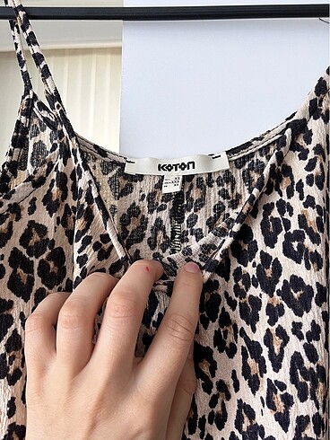Koton #koton #xs #leopar #elbise #koton