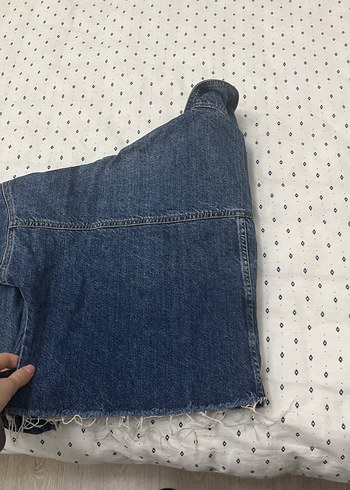 Kadın kot Denim Ceket, Kemerli, Uzun Kollu - Görsel 10