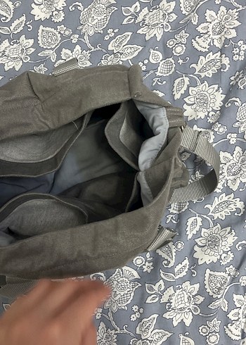 Gri Fermuarlı Kadın Omuz Çantası - Görsel 11