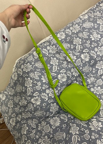 Yeşil Fermuarlı Kadın Çapraz Çanta - Görsel 5