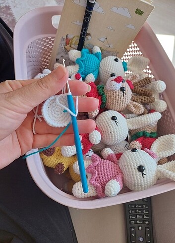 Amigurumi oyuncak anahtarlık 