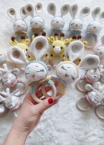  Beden Amigurumi oyuncak diş kaşıyıcı 