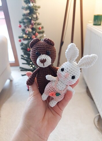 Amigurumi oyuncak anahtarlık 