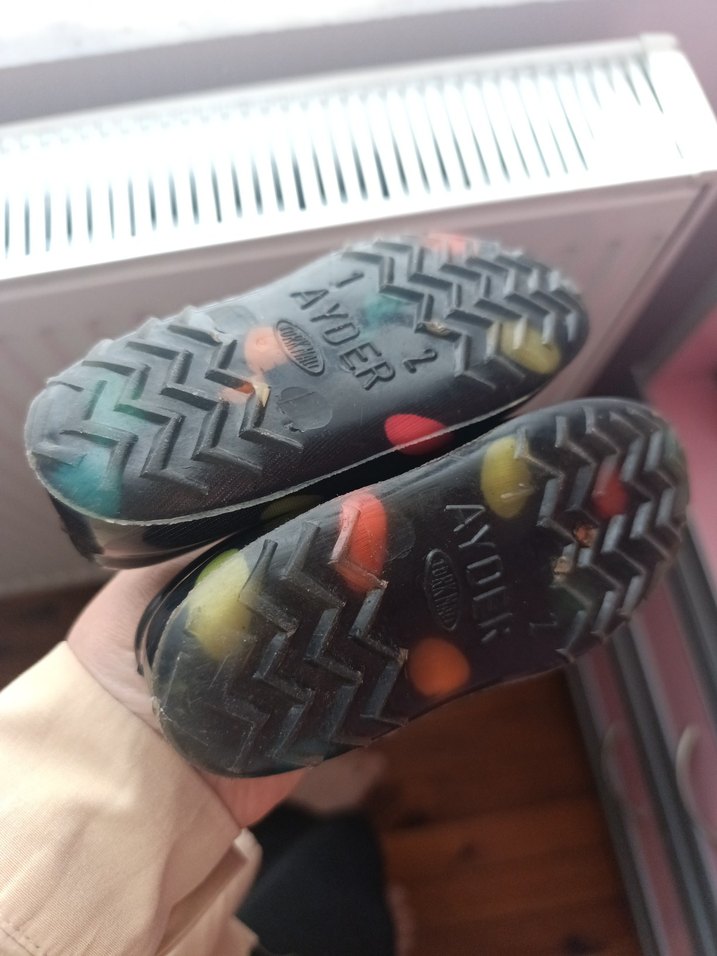 Renkli Puantiyeli Kız Babet Ayakkabı - Görsel 2