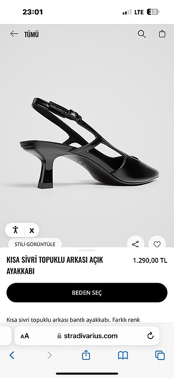 Stradivarius Kadın topuklu