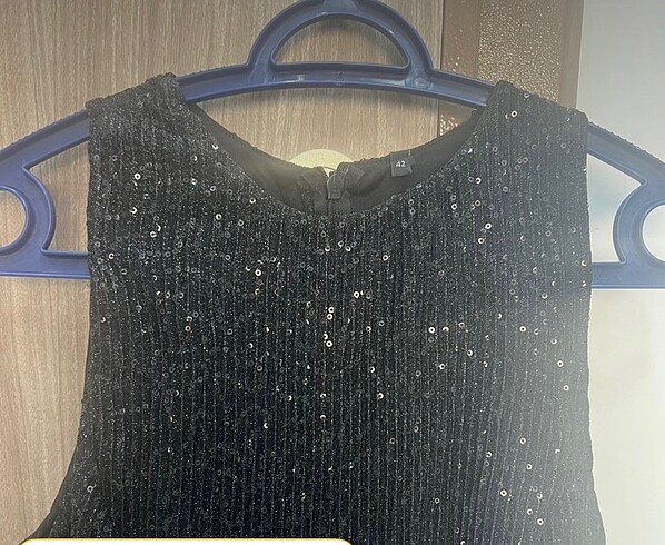 xl Beden Payetli kadın gece elbisesi