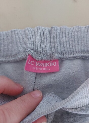 6 Yaş Beden gri Renk Kız çocuk kadife tayt