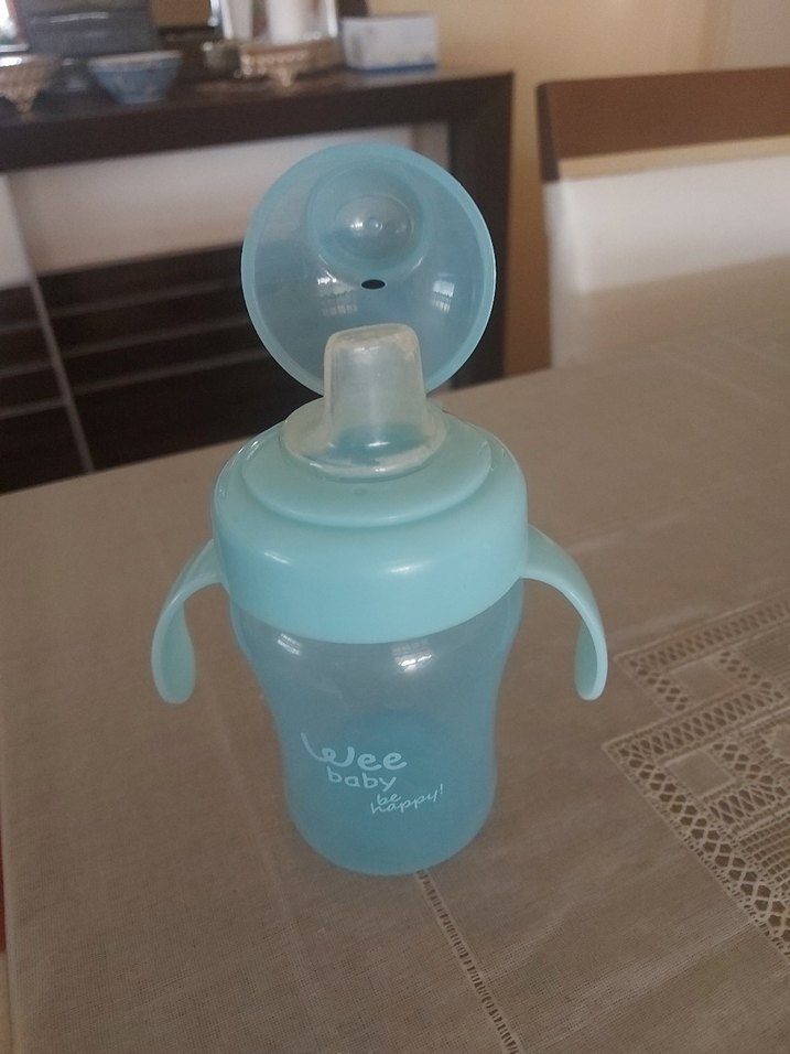 Mavi Bebek Biberonu Tutma Saplı - Görsel 2