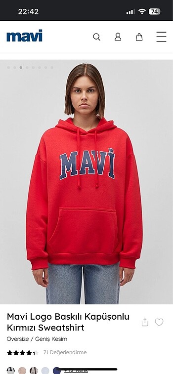 Mavi sweatshirt