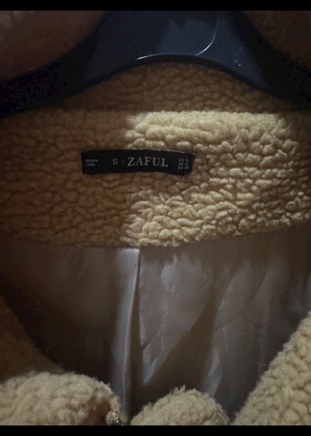 Kahverengi Peluş Kadın Ceket - Görsel 3