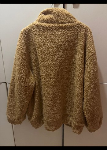 Kahverengi Peluş Kadın Ceket - Görsel 2