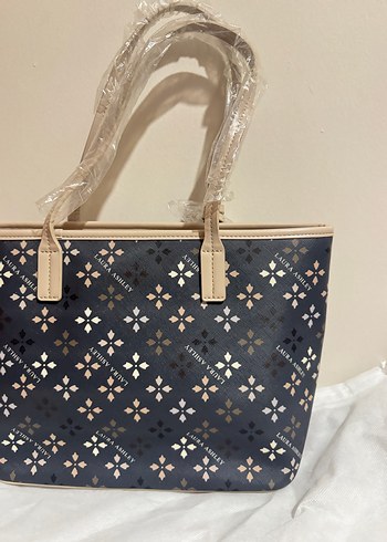 Laura Ashley Gri Desenli Kadın Çanta - Görsel 7