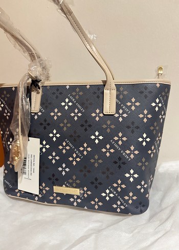 Laura Ashley Gri Desenli Kadın Çanta - Görsel 2