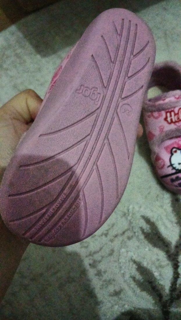 Kız Çocuk Pembe Hello Kitty Sıcak Terlik - Görsel 2