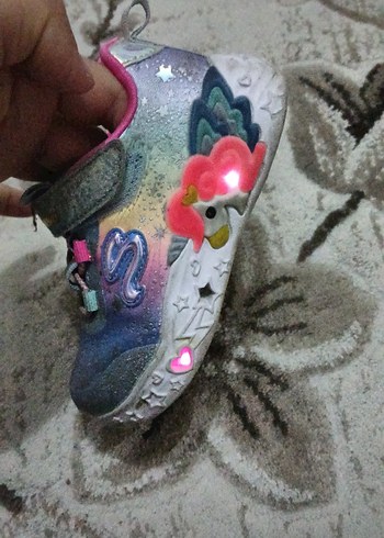 Kız Çocuk Renkli Tie-Dye Spor Ayakkabı - Görsel 4