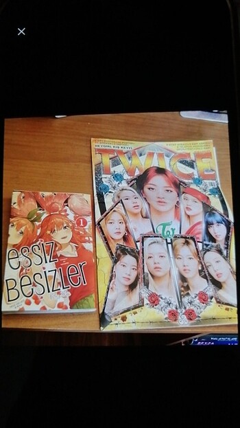 Eşsiz Beşizler kitap + Twice Dergi