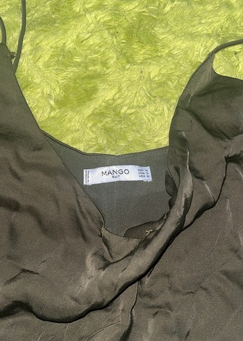 Siyah Drapeli Askılı Kadın elbise - Görsel 2