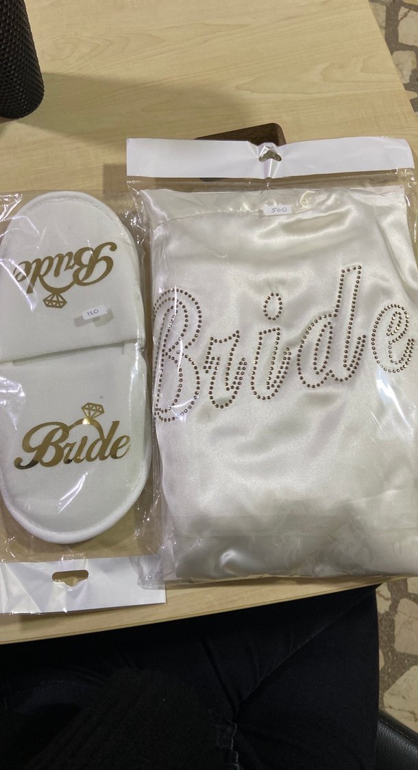 Beyaz Parlak Midi Kadın Sabahlık - Görsel 3