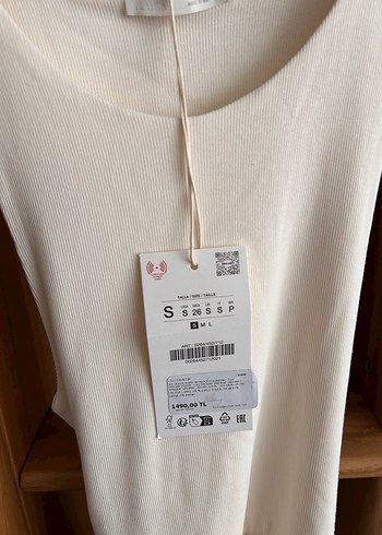 Beyaz Kemerli Mini Kadın Elbise - Görsel 3