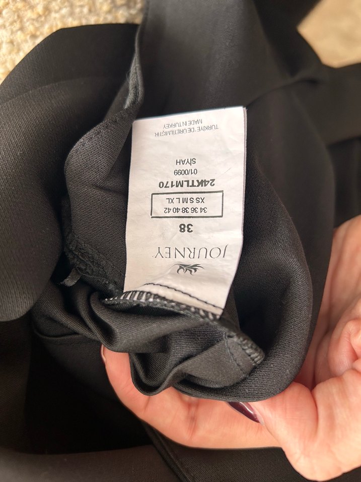 Kadın Siyah Kemerli Journey Tulum - Görsel 2