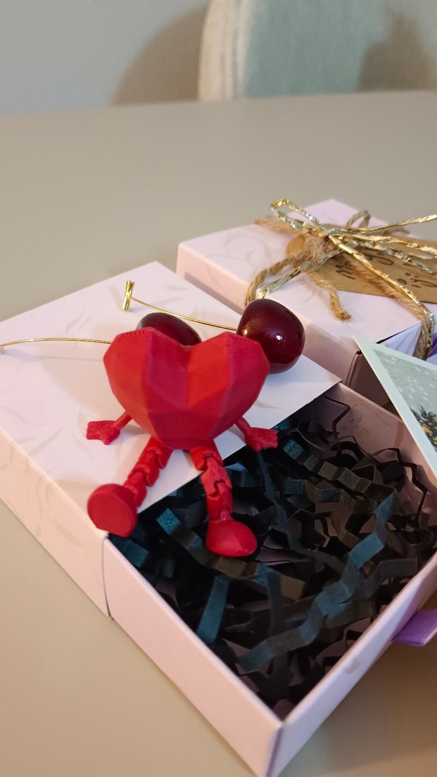 Bordo Kiraz Küpe Hediye Kutusu - Görsel 5