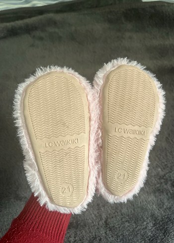 Kız Çocuk Pembe Kürklü Ev Terliği - Görsel 2