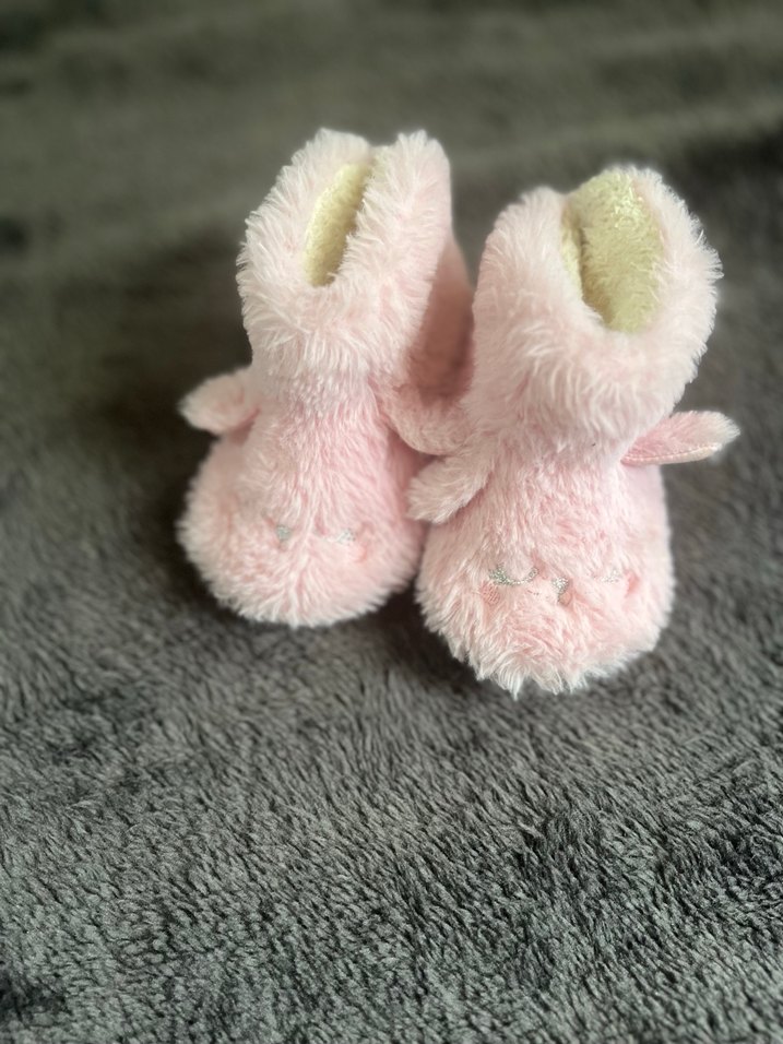 Kız Çocuk Pembe Kürklü Ev Terliği - Görsel 3