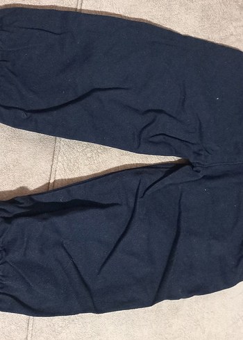 9-12 Ay Beden mavi Renk Erkek Çocuk Gevşek Kesim Lacivert Denim Pantolon